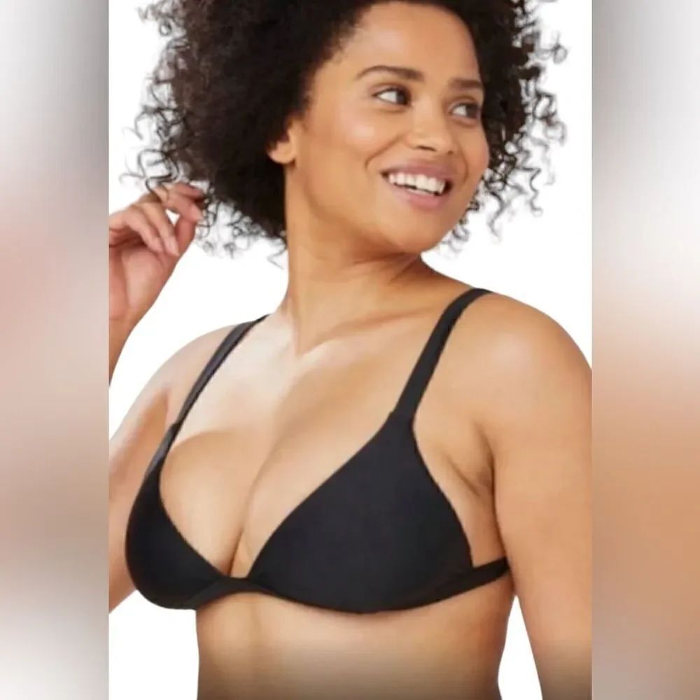 Andie Swim Calcos Top Size Large Black NWT
